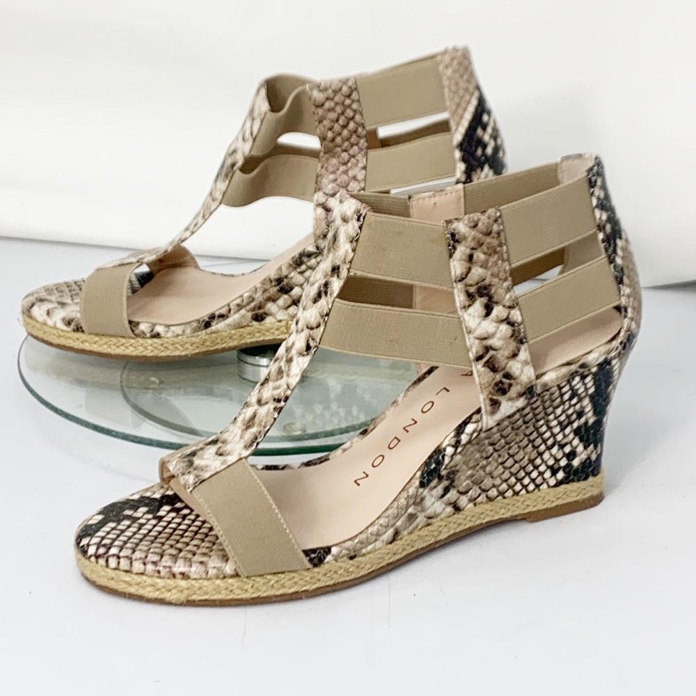 Sachs London Snake Skin Print  Wedges bought but too long beautiful,